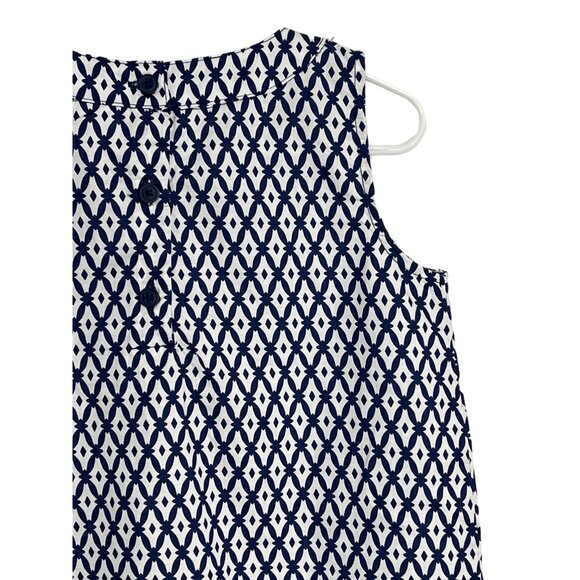 Carters Girls Dress Sundress Size 8 Navy White Cotton Sleeveless NWT - Picture 11 of 13